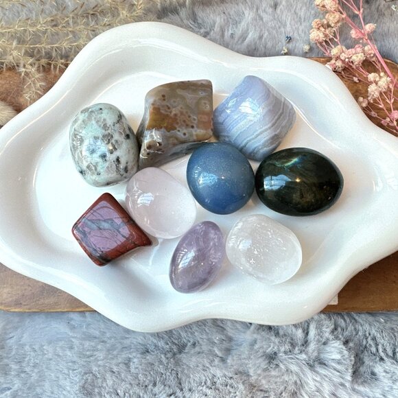 Set of 9 Crystal Tumbles - Picture 10 of 10